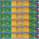 Satya Nag Champa looduslikud pat&scaron;uli viirukipulgad Agarbatti 90 grammi karp | 12 pakki 15 grammi karbis | Ekspordi kvaliteet