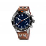 Hemel HFT20 kronograafi keraamiline raam Navy Super-LumiNova numbrilauaga kvarts HF3NA 100M meeste k&auml;ekell must