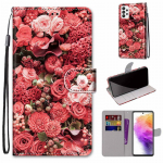 iPhone 14 13 12 Pro Max jaoks Samsung S23 Plus S22 Ultra A04 A13 A14 A23 armas PU-nahast kaardihoidja Roosi&otilde;ied &uuml;mberp&ouml;&ouml;ratav rahakott Kickstand telefoni&uuml;mbris iPhone 11 Pro Max