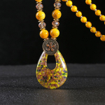 Vintage Bohemian Statement Beads kaelakeed naistele Ehted Aksessuaarid