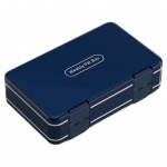 Igan&auml;dalane pillide korraldaja 24 sektsiooniga 3 korda &uuml;hep&auml;evane kahekihiline l&auml;bipaistev kaasaskantav 7 p&auml;eva reisikapsliga tableti hoiukarp sinine