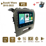 Androidi autoraadio stereo Suzuki Vitara 2015-2022 GPS-navigatsioonile 2DIN 4 tuumaga multimeediumipleier Carplay Autoradio 4+64GB 1+16GB