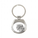 Highland Lynx - keychain with a cat, keychain with a print, personalized pendant from the Art-Dog brand