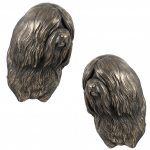 Tibetan Terrier, Tsang Apso, Dokhi Apso - Dog statue, hanging bust, unique decoration for dog lover by Art-Dog brand