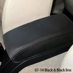 Auto k&auml;etoe kasti keskkonsooli kaas k&auml;etoe kate Mikrokiust nahast kate Skoda Octavia 2007-2014 2015-20 k&auml;etoe karbi kate