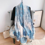 Uus Four Seasons saadaval Uus siid, suur &otilde;huke v&auml;limine kaelakaitse sall p&auml;ikesekaitsekreem, soe rannar&auml;tik naistele 180*90