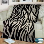 3D v&auml;rvilise sebratriibu mustriga HD tekk, pehme tekk koju magamistoa voodi diivan pikniku reisikontori kattetekk lastele 30x40inch