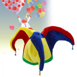 Naljakas m&uuml;ts Klouni m&uuml;ts Kloun Performance Hat Kleit Up Aksessuaarid One Size punane