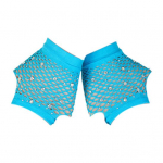 1 paar esituskindaid &otilde;&otilde;nes kalav&otilde;rk &otilde;hukesed strasskaunistused k&otilde;rge elastsusega s&otilde;rmikud sinine