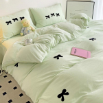 Pestud puuvillane neljaosaline komplekt v&ouml;&ouml;ri &uuml;hiselamu Kolmeosaline komplekt voodilina tekikatte tarvikud 2.0m bed
