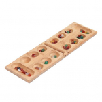 Bambusest Mancala M&auml;ng Kokkupandava Puidust Lauaga 2 M&auml;ngijale V&auml;rvilised Looduslikud Kivid Malem&auml;ng M&auml;nguasi Reisimine Lapsed T&auml;iskasvanud Hariv Kivikestest Nupud Strateegiline M&auml;ng vana puu v&auml;rv