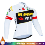 Jalgrattap&uuml;ksid Meeste Talves&auml;rk Meeste Termofliis Bib Team Meeste Mtb Spordikomplekt Pluus Riided Jalgrattariided 2024 &uuml;likond jakk 4XL