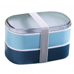 1100 ml l&otilde;unas&ouml;&ouml;gikarbid mikrolaineahjus lekkekindel BPA vaba Jaapani stiilis bentokarp sinine