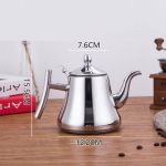 1L/1,5L/2L roostevabast terasest paksem veekeetja teekann filtriga metallist gaasipliidiga induktsioonpliit veekeetja Kuldne h&otilde;be Silver(1L)