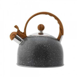 Teekann Pliit Whistling Premium roostevabast terasest teekann puidutera k&auml;epidemega Sobib 2.5L