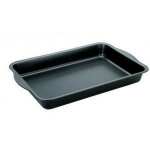 Plat &agrave; rotir - Moka - 28x18x4cm - Acier anti-adh&eacute;rent - &Uuml;hildub lave-vaisselle