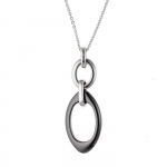 Collier Uma - Argent Massif Rhodi&eacute; 925