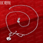 925 h&otilde;bedast s&uuml;damekujuline kaelakee Moodsad pulmaehted 45CM