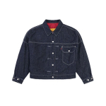 Levis Red Pioneer Seeria Kahepoolne teksajakk Naiste jope Tume-denim A0151-0000 L