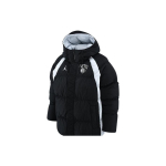 Jordan Logo Tr&uuml;kitud Kapuutsiga Puuvillane Jakk Meeste jakid Must DR2441-010 M black
