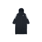 Adidas Terrex Tuulekindel Soe Kapuutsiga Vabaaja Pikk Puuvillane Mantel Naiste Mantlid Must FT2547 XL white