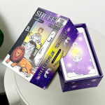 Segatud Tarot Kollektsioon C (T&auml;ielik A&B 116 kaarti h&otilde;bedaste kullatud servadega) Segatud RWS Taroti kaardipakk j&auml;igas karbis 12*7cm