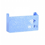 Traadita WiFi-ruuteri salvestuskarbi paneel Stb ilma augustamata seinakinnitus teler digiboksi riputatav salvestusruumi organiseerija riiuliklamber sinine