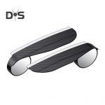 1 paar auto tahavaatepeegli vihmakulmude pimeala, reguleeritav disain, universaalne, h&otilde;lpsasti paigaldatav auto tahavaatepeegli kaitsekilp must