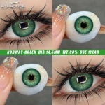 EYESHARE 2PCS Color Contact Lenses Purple Fashion Contact Lenses Blue Lenses Brown Natural Contact Lenses Red Lenses