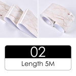 5M Vannitoa Veekindlad V&ouml;&ouml;liiniga Seinakleebised Marmorimustriga Isekleepuvad Sokli&auml;&auml;rised Rustikaalsed Plaadiseinad Kaasaegsed 5M x 10 CM white