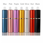 1tk 5ml 10ml k&otilde;rgekvaliteediline korduvt&auml;idetav miniparf&uuml;&uuml;mipihusti pihustuspudel, t&uuml;hi klaasist parf&uuml;&uuml;mipudel alumiiniumist pihustuspihusti 5ML kuld