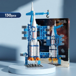107 t&uuml;kki DIY ehitusklotsid Kosmose raketi meisterdamine Stardikeskuse alus Puslemudel Kokupanek Klotsid V&auml;ike komplekt Haridus Poiste m&auml;nguasi
