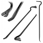 KADAX Łom Kuty Wygięty 400 mm Breszka Brecha Wyciągacz Gwoździ Budowlany Chwytak