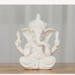 Liivakivist Ganesha Buddha elevandikuju skulptuur k&auml;sitsi valmistatud elevandi kujukeste kodukaunistamise tarvikud