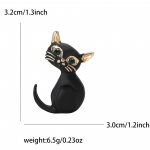 Mood multifilm sulamist emailiga kassi pross armas trend naiste kampsun kardigan korsaaž ornament Pin