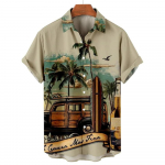 Suvine s&auml;rk Hawaii s&auml;rgid meestele rannapuhkuseks l&uuml;hikeste varrukatega pluusid vabaaja meeste pluusid mood Camisas De Hombre r&otilde;ivad XL M