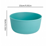 Nisu&otilde;lgedest salatikauss 15 cm vertikaalne suur &uuml;mmargune kauss Loominguline kodune riisikauss supikauss plastikust kauss oranž