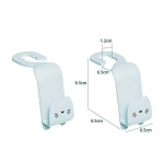 2tk Creative Autokonks Armas kassi autoistme riidepuu konksud istmetagused tarvikud Korraldaja konks kotid riided mitmesugused riidepuud sinine