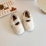 2024. aasta laste pl&uuml;&uuml;sis printsesskingad t&uuml;drukutele, talv, uus moodne korea stiil, pehmed libisemisvastased magusad &scaron;ikkad soojad nahast kingad 23 khaki