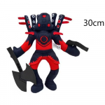 Skibidi WC Titans TV mees k&otilde;lar, kaameramees pl&uuml;&uuml;sis m&auml;nguasi titaanid puurmees kell k&otilde;lar mees kaamera mees pehme m&auml;nguasi