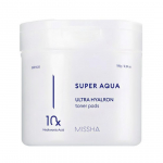Missha Super Aqua Ultra Hyalon Toner Pads (90 Pads)