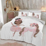 Armas Printsessi laste voodipesukomplekt 150x200 Lossi tekikott padjap&uuml;&uuml;r Voodikate T&uuml;drukutele Twin Single Suurus Tekikate 240x220 135X200cm-2pcs white