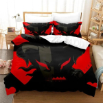 3D-prinditud Anime Black Clover Voodipesukomplektid peen vooditarvete komplekt tekikott vooditekkide komplekt luksuslik s&uuml;nnip&auml;evakingitus 70x133cm 2pcs