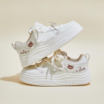 Vabaaja jalutusk&auml;igukingad naistele Mugavad PU-nahast paeltega paksu platvormiga tossud Libisemiskindlad tennised Naiste hingavad jooksujalatsid 35 roosa