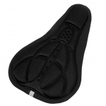 Jalgrattaistme kate Pehme hingav vastupidav k&auml;sn Lihtne paigaldada Mugav kumer disain must