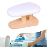 Mini triikimislaud, raud elastne serv, kompaktne puidust alustool koduseks pesuruumiks Blue 29cmx18cmx15cm