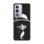 Coque Oppo A80 Monkey D. Luffy black and white Maniacase
