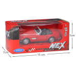 1/36 BMW 507 1956 Klassikaline m&auml;nguauto lastele Welly Valatud s&otilde;iduk Miniatuur Tagasit&otilde;mmatav Vabad rattad Kollektsioon Kingitus poistele punane