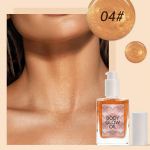 Glitter Body Oil 5 v&auml;rvi Face Glow Pearl Highlighter kehameigi vedel highlighter &otilde;li kogu keha kirgastav vedelik30ml One Size