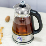 Elektriline veekeetja kohvimasin teekeetja must Pu 'er klaasist elektriline veekeetja auru teekann Automaatne komplekt Elektriline teekeetja